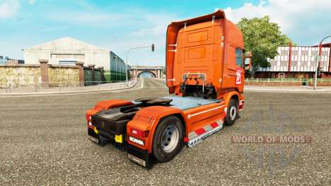 LUKOIL skin for Scania truck for Euro Truck Simulator 2