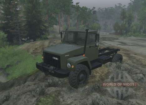 Gas 3308 Sadko 4x4 for Spin Tires