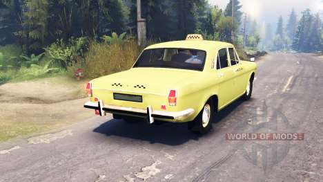 GAZ-24 Volga Taxi v2.0 for Spin Tires