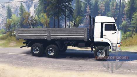 KamAZ 52114 for Spin Tires