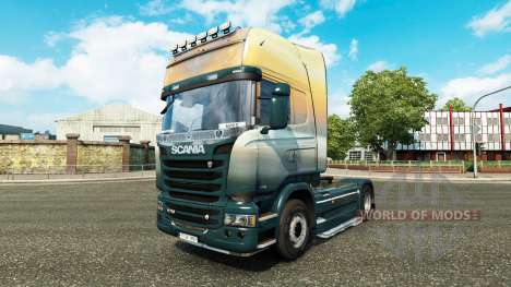 Skin Angels on Sky tractor Scania for Euro Truck Simulator 2
