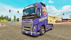 Barcelona skin for Volvo truck for Euro Truck Simulator 2