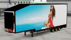 Refrigerated semi-trailer Krone for American Truck Simulator