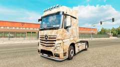Skin Rusty on the tractor Mercedes-Benz for Euro Truck Simulator 2