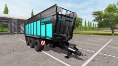 JOSKIN DRAKKAR 8600 blue black edition for Farming Simulator 2017