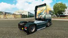 Skin Angels on Sky tractor Scania for Euro Truck Simulator 2