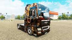 The skin of Tiger on the truck MAN for Euro Truck Simulator 2