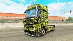 Skin Alien Mask on the tractor unit Mercedes-Benz for Euro Truck Simulator 2