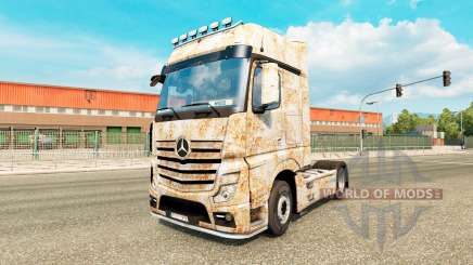 Skin Rusty on the tractor Mercedes-Benz for Euro Truck Simulator 2