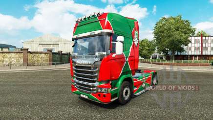 Skin the locomotive v2.0 truck Scania for Euro Truck Simulator 2