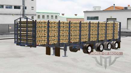 A semi-trailer truck Manac for American Truck Simulator