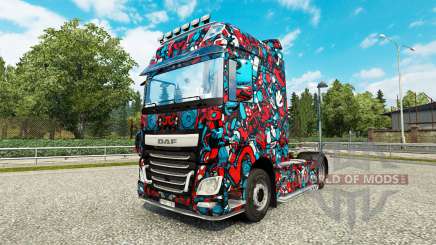 Skin Cool Pop on the truck DAF for Euro Truck Simulator 2