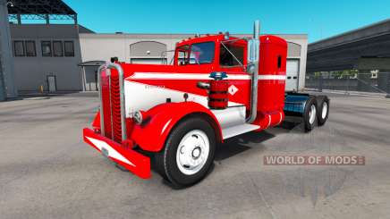 Skin Timber Tech on the truck Kenworth 521 for American Truck Simulator