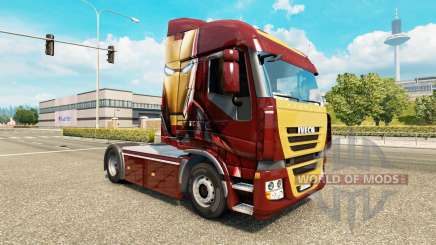 Skin Iron Man on tractor Iveco for Euro Truck Simulator 2