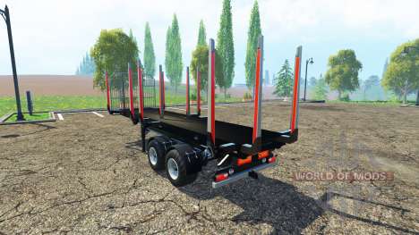 Semi-trailer Fliegl timber for Farming Simulator 2015