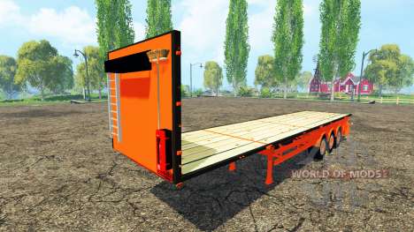 The semitrailer-platform Colas for Farming Simulator 2015