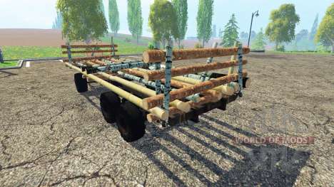 The platform trailer for Farming Simulator 2015