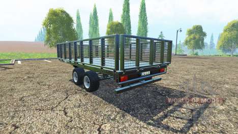 Flatbed trailer Fliegl for Farming Simulator 2015
