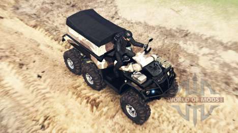 Can-Am Outlander 6x6 for Spin Tires