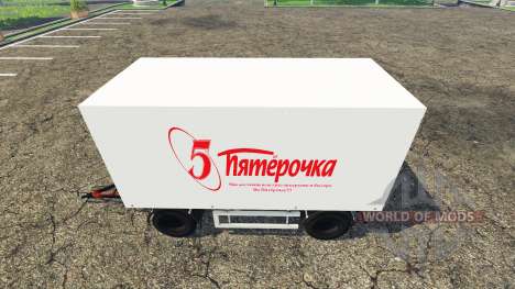 Refrigerated trailer roundabout for Farming Simulator 2015