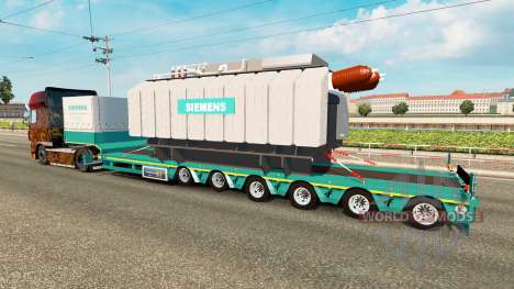 Low sweep with the load transformer Siemens for Euro Truck Simulator 2