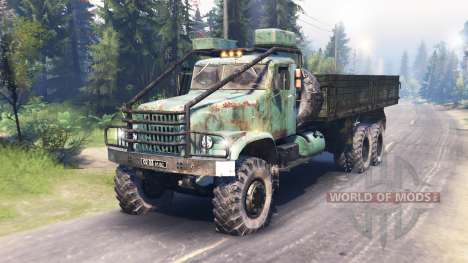 KrAZ 257 for Spin Tires