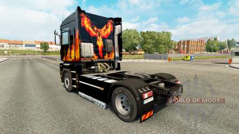 The Phoenix skin for Renault Magnum tractor unit for Euro Truck Simulator 2