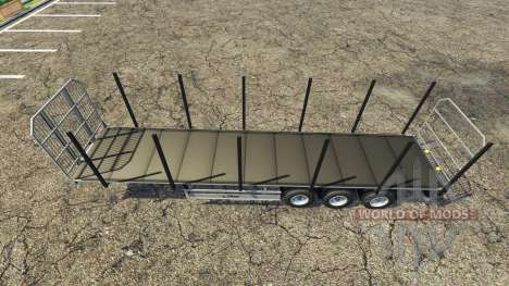 Multipurpose semi-trailer Fliegl v2.0 for Farming Simulator 2015