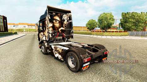 Skin Horror Night on a tractor unit Renault Prem for Euro Truck Simulator 2