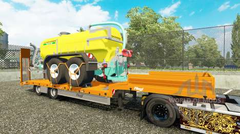 Low sweep with a cargo of agricultural machinery for Euro Truck Simulator 2