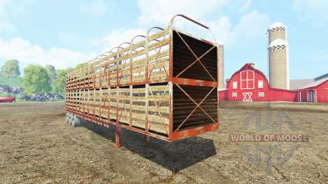 Semitrailer-cattle carrier for Farming Simulator 2015