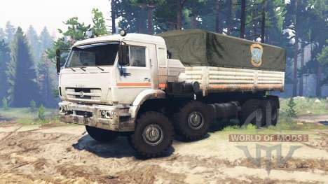 KamAZ 44108Э for Spin Tires