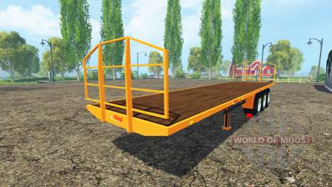 Semi-trailer-Fliegl platform for Farming Simulator 2015