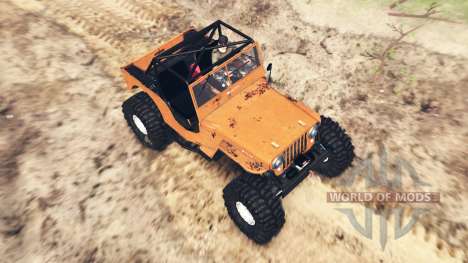 Jeep Willys M38 CJ2A crawler for Spin Tires