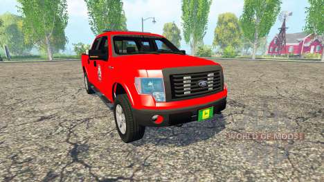 Ford F-150 Fire Department for Farming Simulator 2015