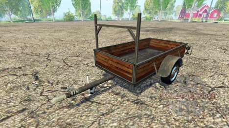 Single axle trailer for Farming Simulator 2015