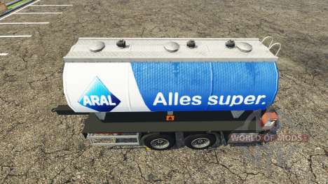 Fuel trailer Aral for Farming Simulator 2015