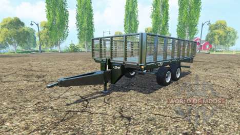 Flatbed trailer Fliegl for Farming Simulator 2015