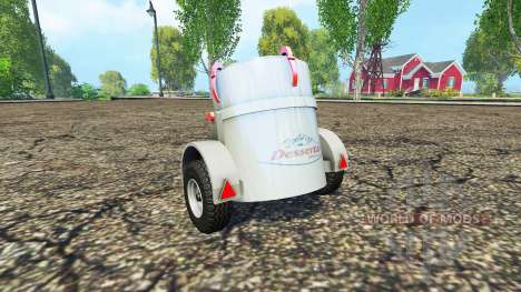 Trailer with tank for milk for Farming Simulator 2015