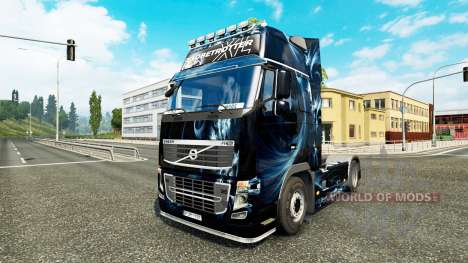 Abstract Effect skin for Volvo truck for Euro Truck Simulator 2