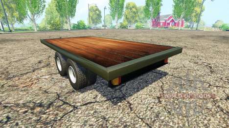 The platform trailer for Farming Simulator 2015