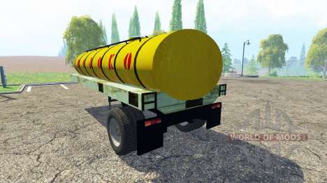 The semitrailer-tank Milk for Farming Simulator 2015