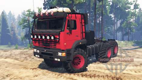 KamAZ 65221 for Spin Tires