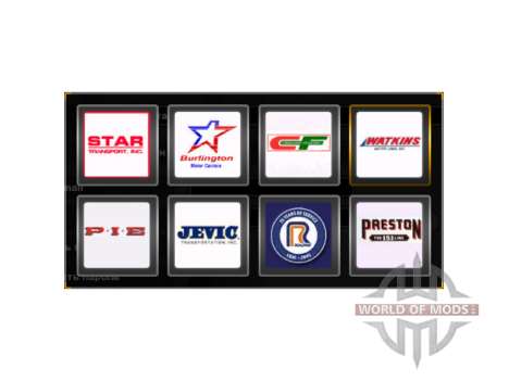 Company logos United States for American Truck Simulator