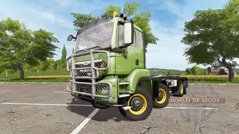 MAN TGS 8x8 hooklift for Farming Simulator 2017