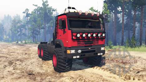 KamAZ 65221 for Spin Tires
