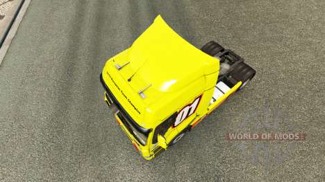 Racing Yellow skin for Renault Premium truck for Euro Truck Simulator 2