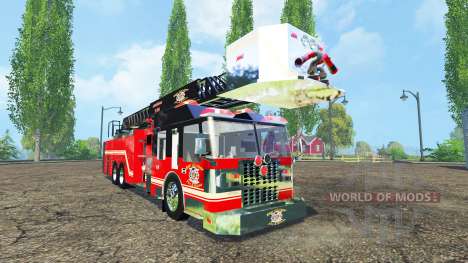 Fire truck for Farming Simulator 2015