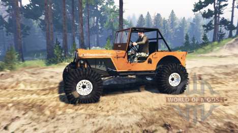 Jeep Willys M38 CJ2A crawler for Spin Tires