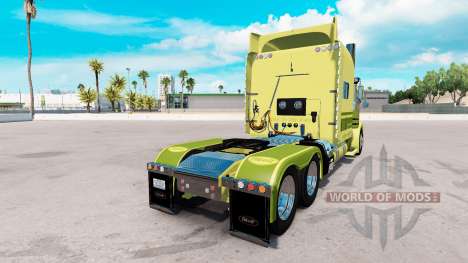 Skin Large car Cartage on the truck Peterbilt 38 for American Truck Simulator